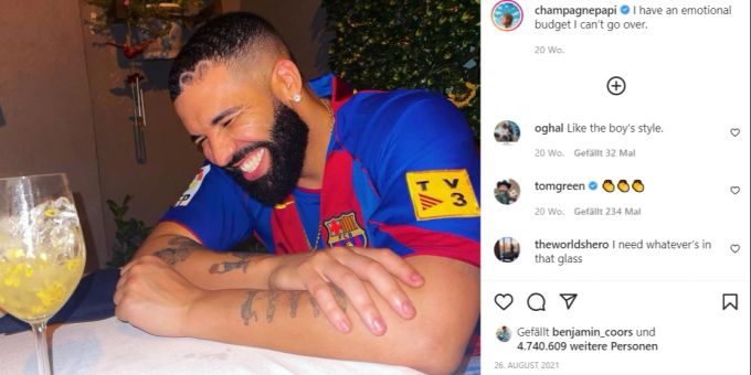 Rapper Drake hat gut Lachen. Er verhinderte tatsächlich mit einer Portion Chilisosse seinen Samenraub. Drake