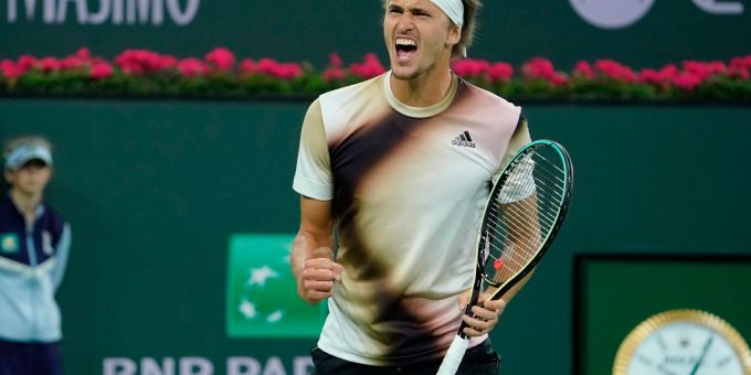 Alexander Zverev gewinnt in Miami gegen Mackenzie McDonald. Alexander Zverev gewinnt in Miami gegen Mackenzie McDonald.