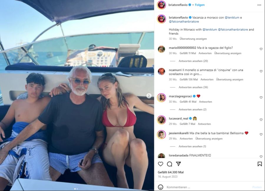 Heidi Klum Flavio Briatore