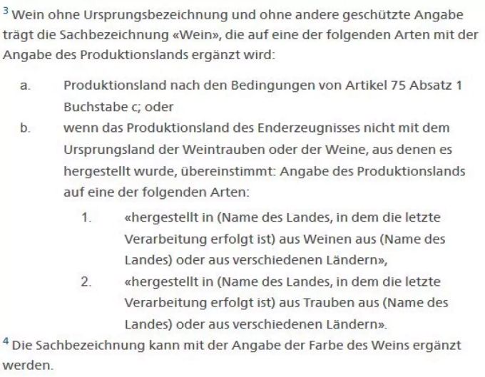 Verordnung des EDI über Getränke. Lebensmittelverordnung