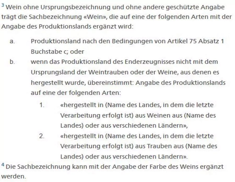 Lebensmittelverordnung