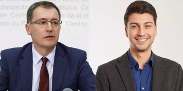 Roland Rino Büchel (SVP) und Fabian Molina (SP).
