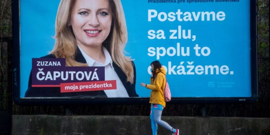 Wahlwerbung in Bratislava