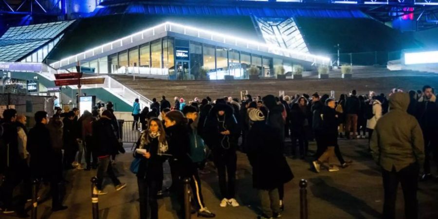 In der Accorhotels Arena in Paris wird ein NBA-Hauptrundenspiel ausgetragen werden. Foto: Jon Olav Nesvold/Bildbyran via ZUMA Press/dpa