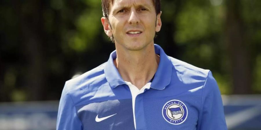 Harald Gämperle war bereits vor zehn Jahren Co-Trainer bei Hertha BSC. Foto/Archiv: Hannibal Hanschke Foto: Michael Hanschke