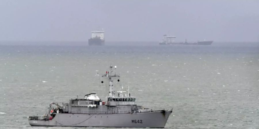 Schiffe vor Le Havre