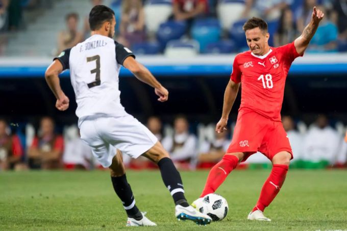 Nati-Stürmer Mario Gavranovic im WM-Spiel gegen Costa Rica. Gavranovic Nati