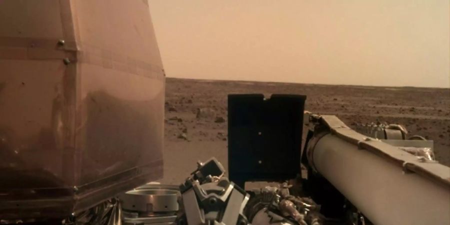 Greifarm von «InSight» vor dem Einsatz
