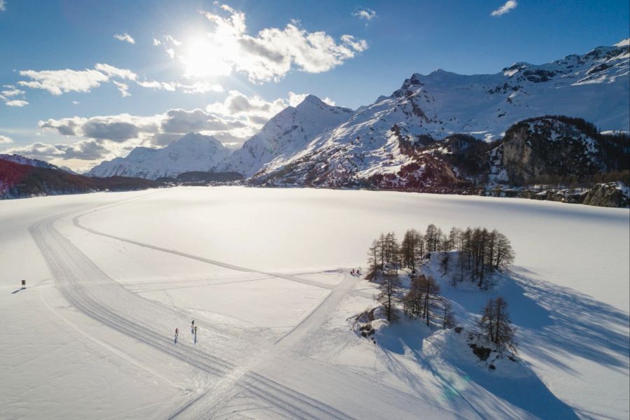 Loipen Langlauf Schweiz Engadin