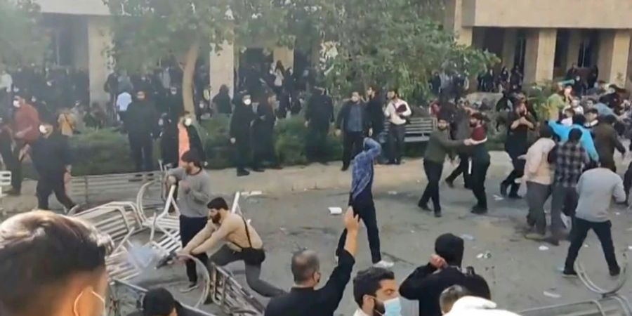 Protestaktion in Teheran