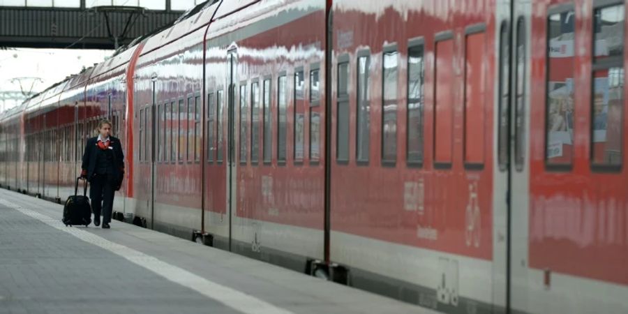 Zug am Bahnhof München