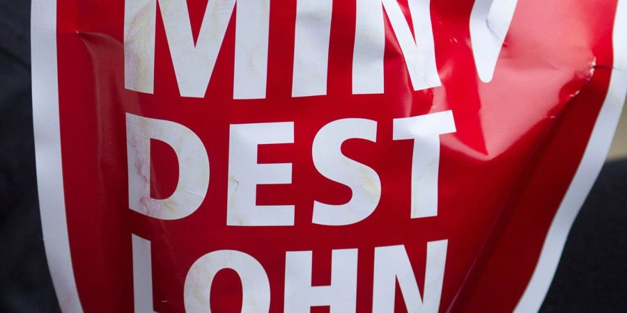 Der Mindestlohn wurde im vergangenen Jahr eingeführt.