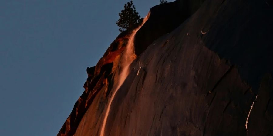 Der Horsetail Fall im Abendlicht