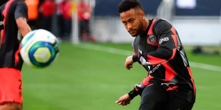 Neymar hat im Spiel gegen Girondins Bordeaux für Paris Saint-Germain das Siegtor geschossen. Foto: Bob Edme/AP