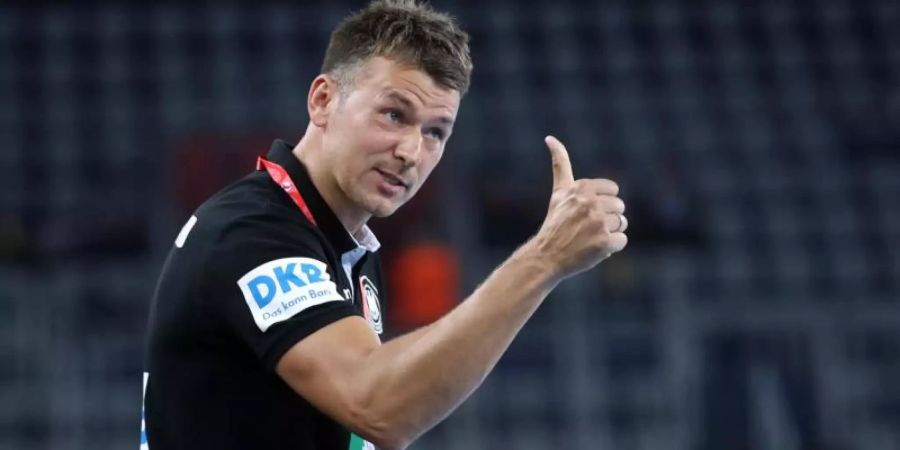 Muss seinen EM-Kader noch verkleinern: Handball-Bundestrainer Christian Prokop. Foto: Damir SENCAR/HINA/dpa