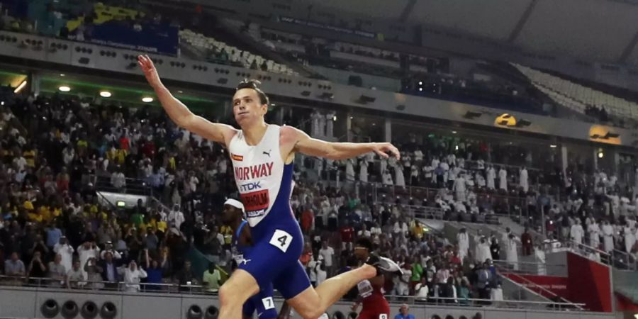 Karsten Warholm hat auch in Doha die Nase vorne