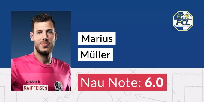 Die Nau-Note für Marius Müller. müller FCL