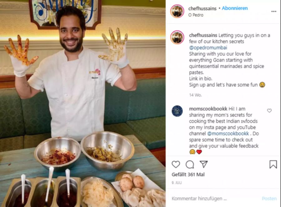 Shahzad führt nun ein angesehenes Restaurant in Mumbai.