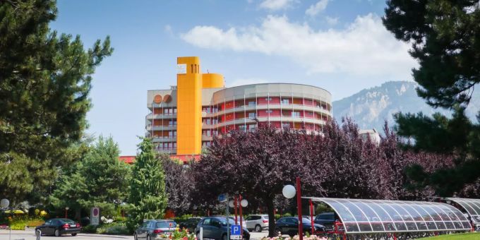 Das Spital in Sitten, Wallis. Spital wallis sitten