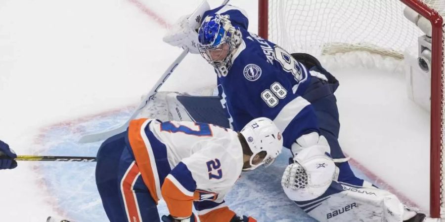 Die New York Islanders mussten sich Tampa Bay Lightning geschlagen geben. Foto: Jason Franson/The Canadian Press/AP/dpa