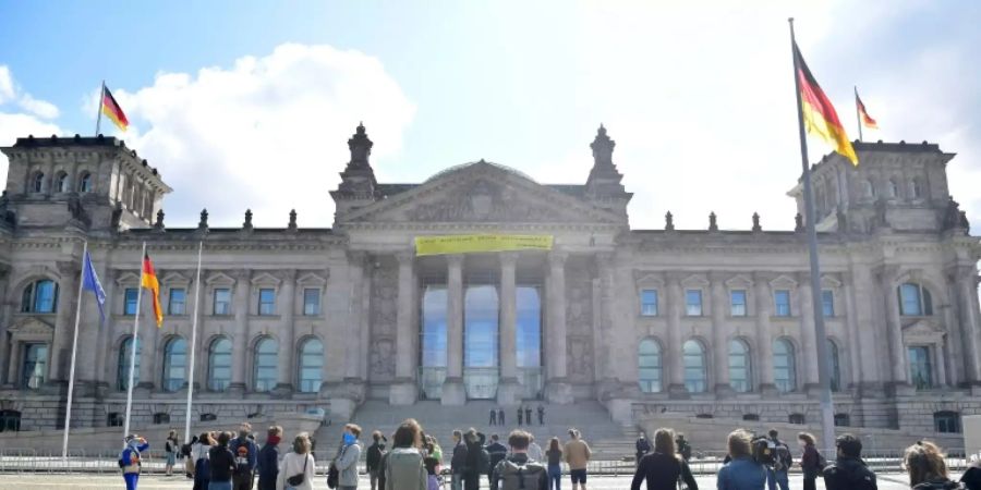 Der Berliner Reichstag, Sitz des Bundestags