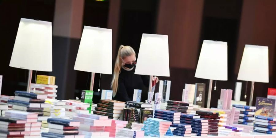 Vorbereitungen für Frankfurter Buchmesse
