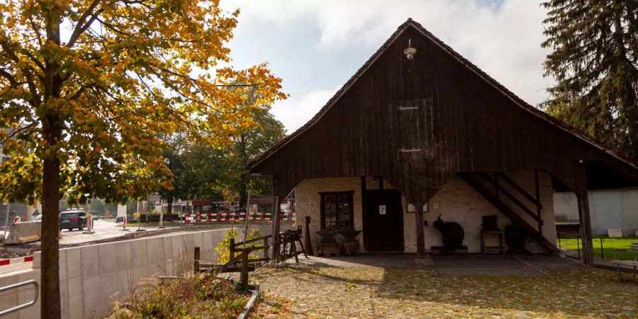 Die historische Schmitte Bassersdorf.