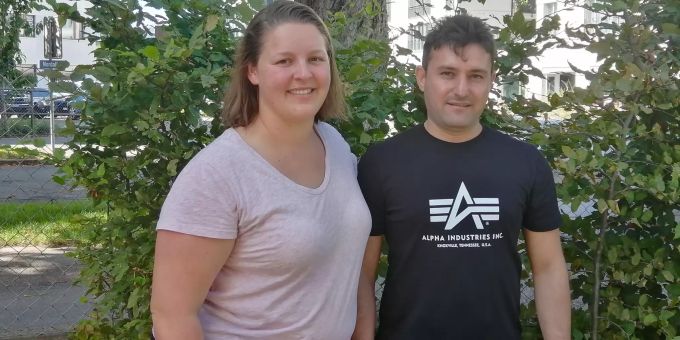 Lisa Züger und ihr Mentee. Lisa Züger und ihr Mentee.
