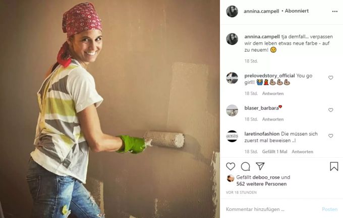 «Tja demfall ...»: Annina Campell bricht auf zu neuen Ufern. annina campell