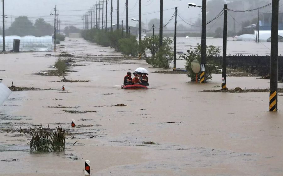 Südkorea unwetter