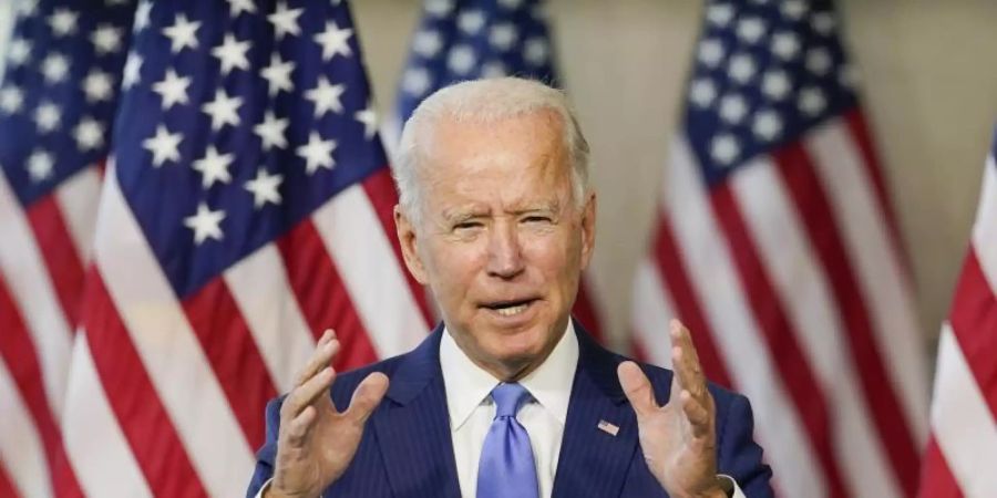 US-Präsidentschaftskandidat Joe Biden ist für keine schnelle Ginsburg-Nachfolge am Obersten Gericht. Foto: Carolyn Kaster/AP/dpa