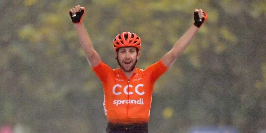 Gewann die 19. Etappe beim Giro d'Italia: Josef Cerny. Foto: Marco Alpozzi/LaPresse/AP/dpa