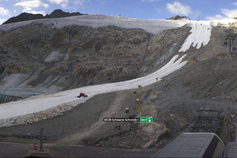 Derzeit liegt auf 2600 Meter Höhe noch kein Schnee.