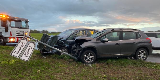Unfall in Winikon.