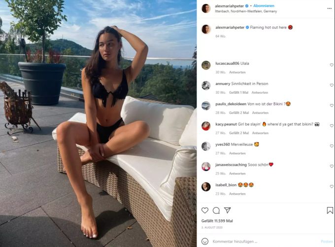 Alex im Sommer 2020. Alex GNTM
