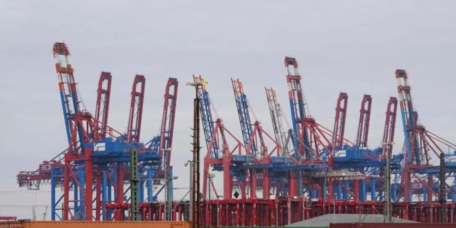 Blick in den Hamburger Hafen. Foto: Marcus Brandt/dpa
