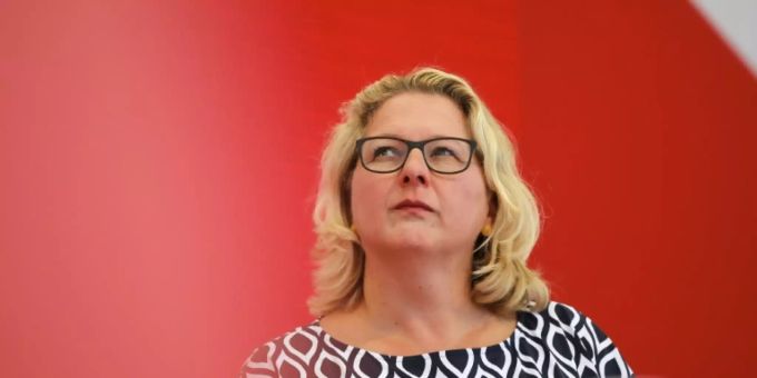Bundesumweltministerin Svenja Schulze (SPD) Bundesumweltministerin Svenja Schulze (SPD)