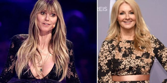 Heidi Klum wurde von Frauke Ludowig bereits mehrmals moderiert. Trotzdem stolperte sie beim Namen der Moderatorin ... Heidi Klum