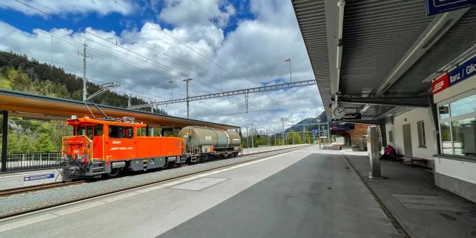 Bahnhof Ilanz. Bahnhof Ilanz.