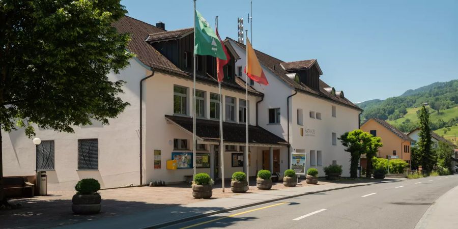 Rathaus in der Gemeinde Sennwald im Wahlkreis Werdenberg im Kanton St. Gallen.