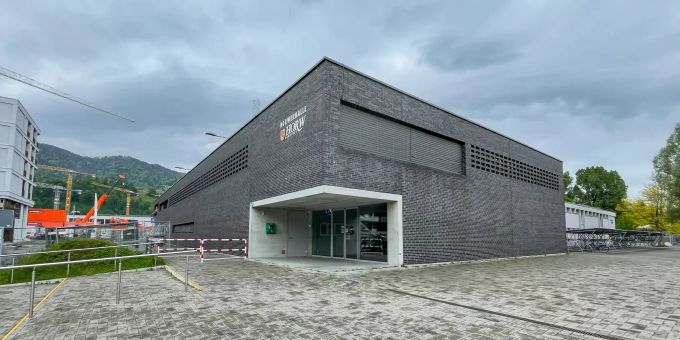 Die Mehrzweckhalle der Gemeinde Horw. Die Mehrzweckhalle der Gemeinde Horw.