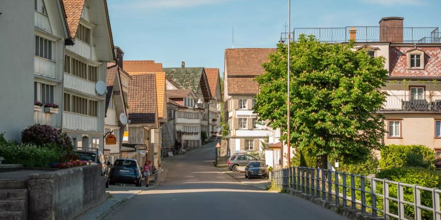 Das Dorf Schwellbrunn im Kanton Appenzell Ausserrhoden.