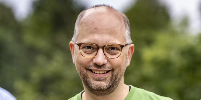 Till Steffen, Kreisvorsitzender der Grünen in Eimsbüttel. christlich demokratische union deutschlands