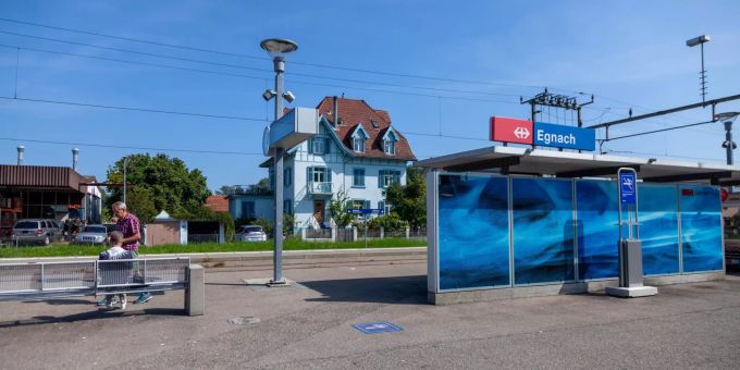 Bahnhof Egnach. Bahnhof Egnach.