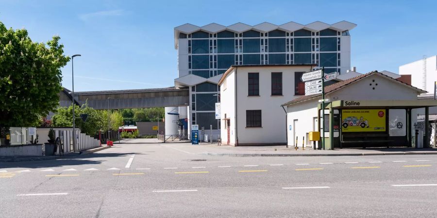 Die Schweizer Salinen Schweizerhalle in Muttenz.
