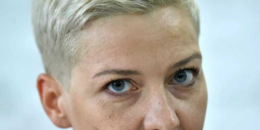 Maria Kolesnikowa im August 2020 vor ihrer Verhaftung