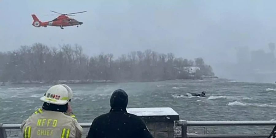 Rettungsaktion an den Niagara-Fällen