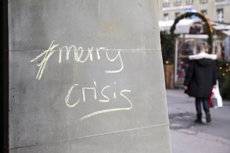 So begrüsste der Weihnachtsmarkt am Berner Waisenhausplatz ihre Besucher im vergangenen Jahr.