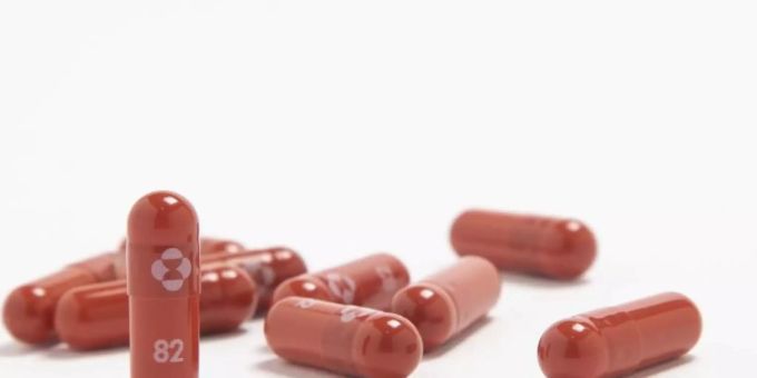 Dieses undatierte Bild von Merck & Co. zeigt das neue antivirale Medikament gegen COVID-19. Grossbritannien hat eine bedingte Zulassung für das antivirale Corona-Medikament von Merck erteilt. Coronavirus mittel