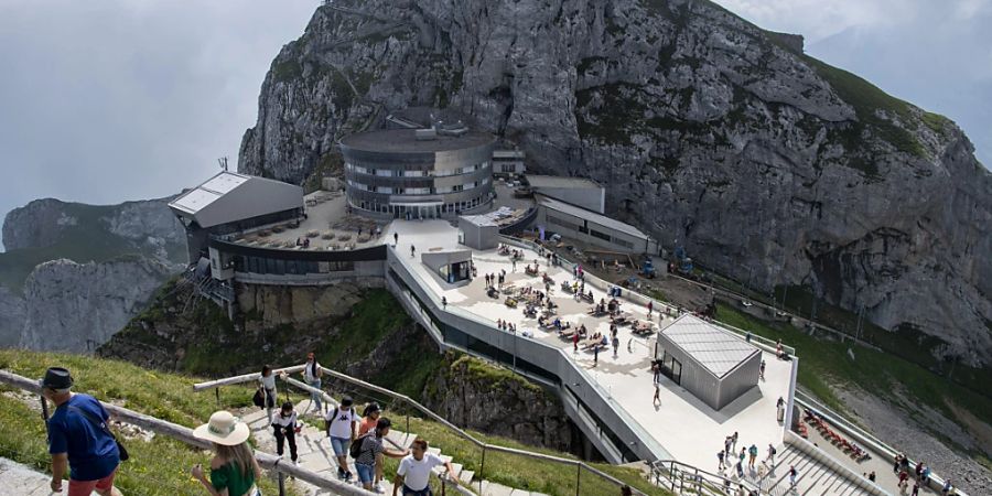 Die Pilatus-Bergstation an einem Sommertag. (Archivbild)